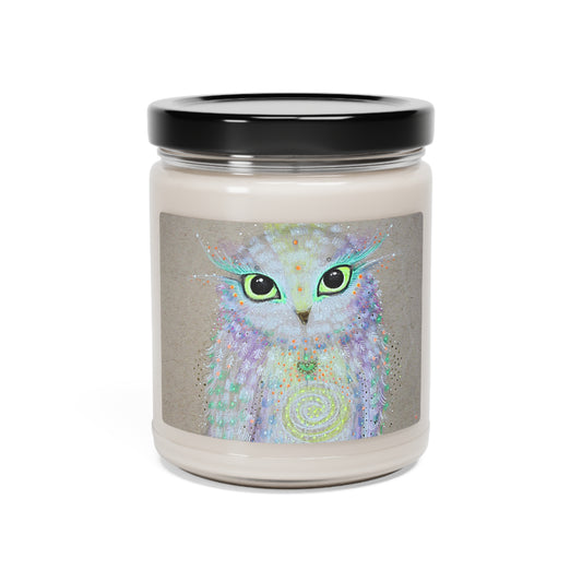 Scented Soy Candle, 9oz “OWL”