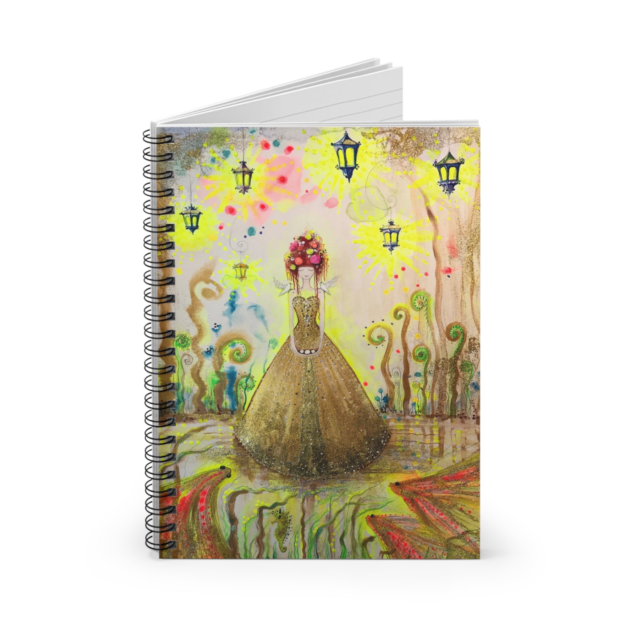 Spiral Notebook - Ruled Line “Goddess”