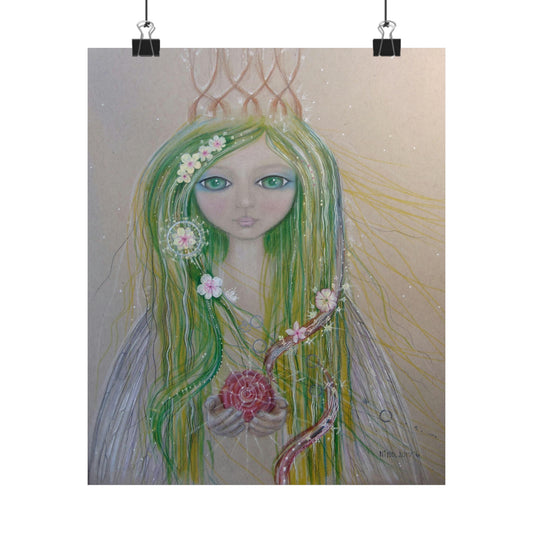 Art print from my original artwork ✨ “Green fairy”✨